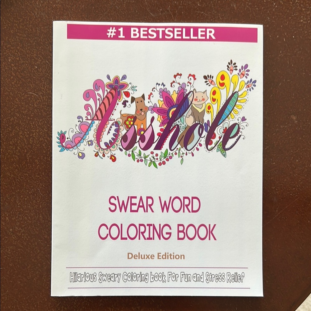 Swear Word Coloring Activity Book NWT Adult gift